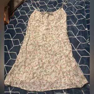 Aritzia Wilfred mini tank dress flower print